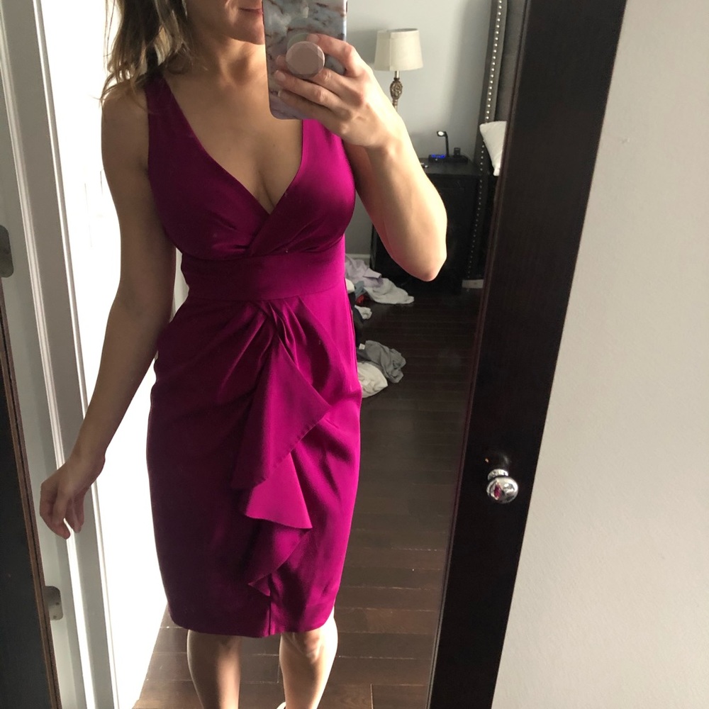 DVF Purple Dress